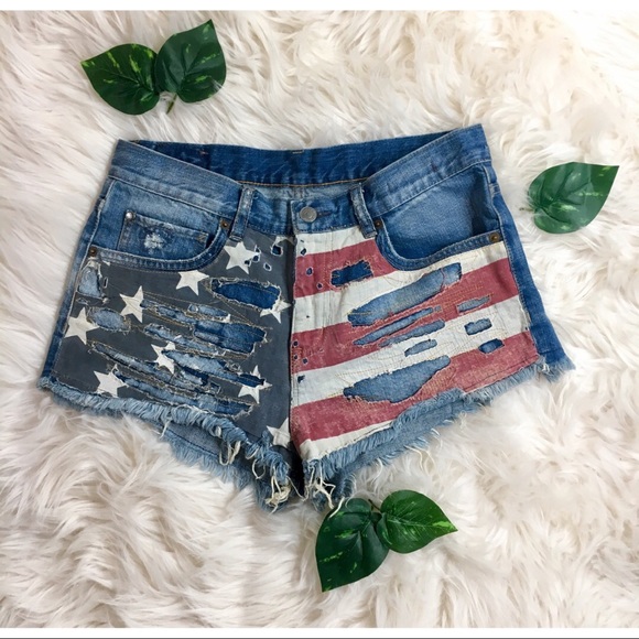 Denim & Supply Ralph Lauren Pants - 🔴SALE Denim & Supply Distressed Flag Shorts!🔴